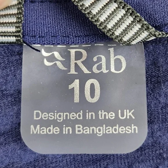 Rab Ascender Light Hoody Womens US 6 Blue Full Zip Lightweight Fleece Jacket - Picture 4 of 9